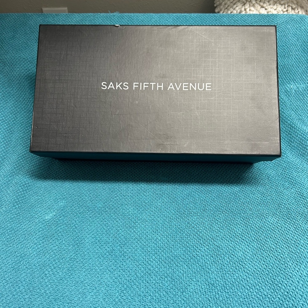 Saks Fifth Avenue Elegant Black Gift Box